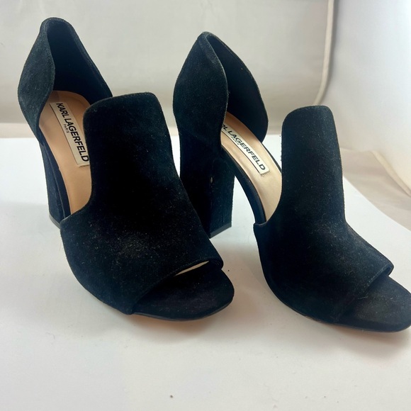 Karl Lagerfeld Shoes - Karl Lagerfeld Rian Peep Toe Pumps